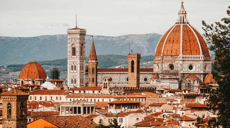 Florenz Blick auf die Kathedrale
